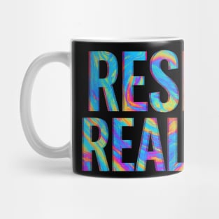 Resist Reality – Crystal Glitch Effect Mug